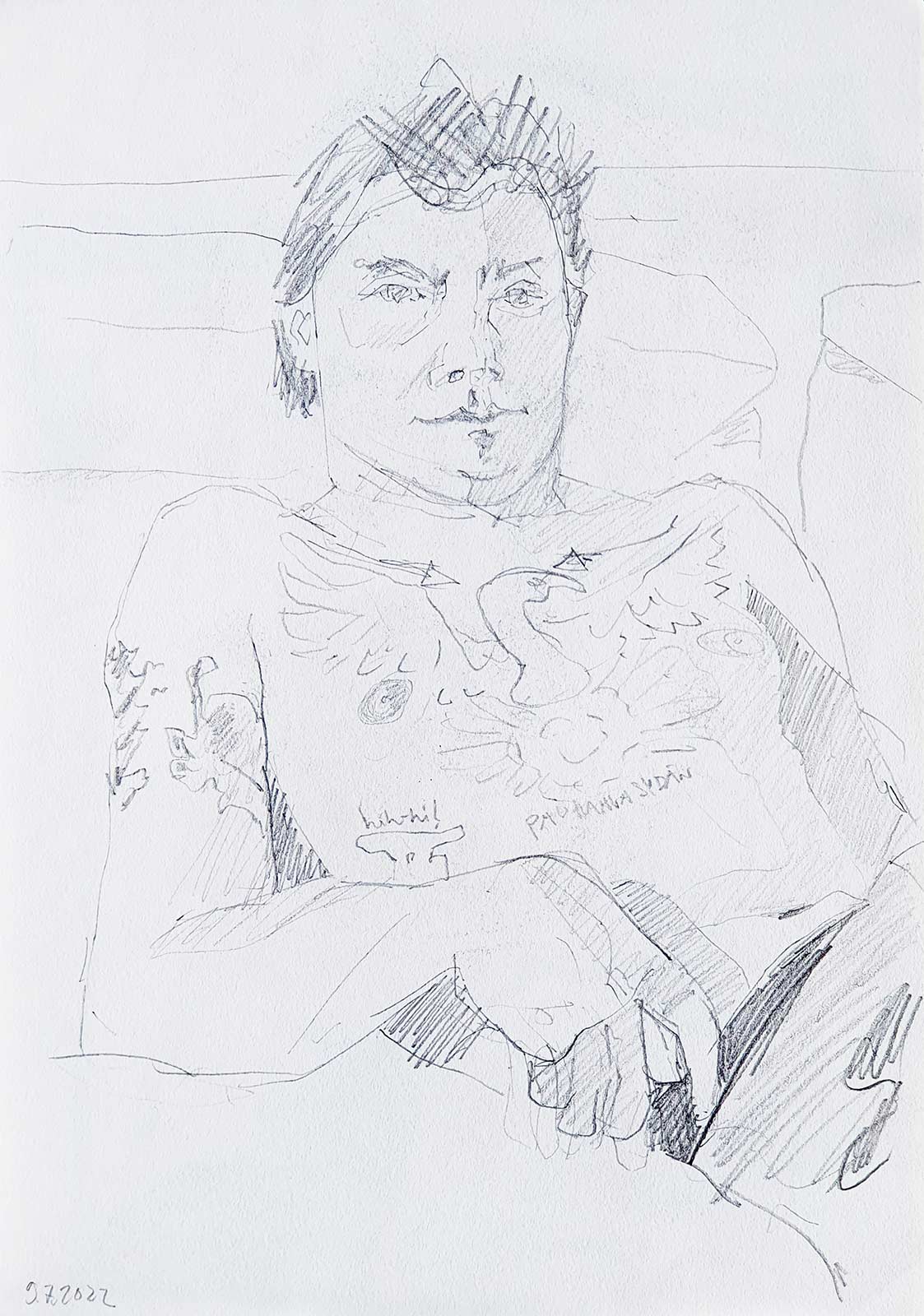 Sketches 2022 by Vera den Arend - pencil on paper - 21x29cm