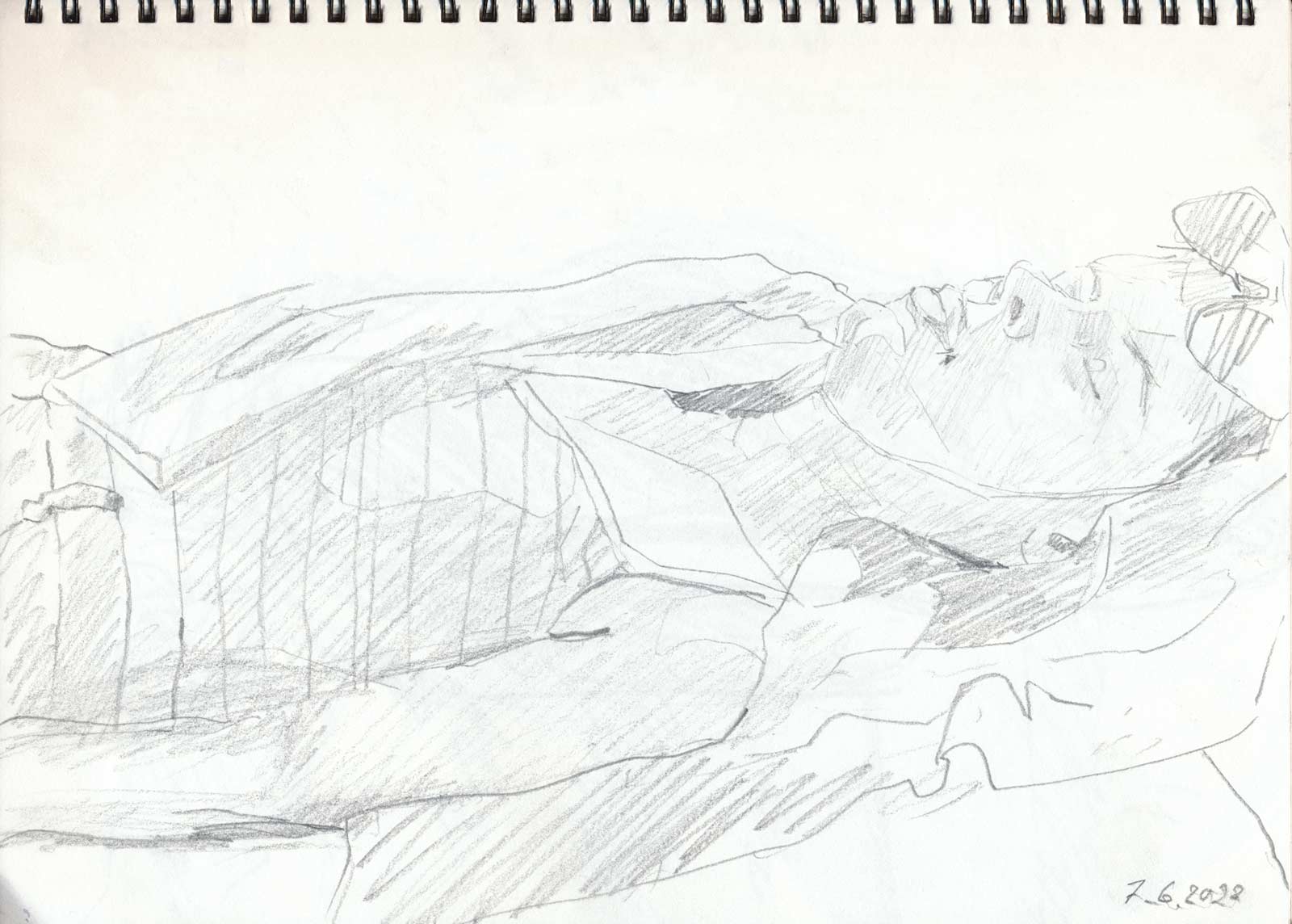 Sketches 2022 by Vera den Arend - pencil on paper - 29x21cm