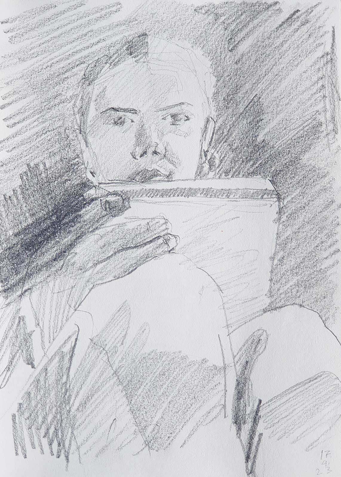 sketches 2023 by Vera den Arend - pencil on paper - 15x21cm