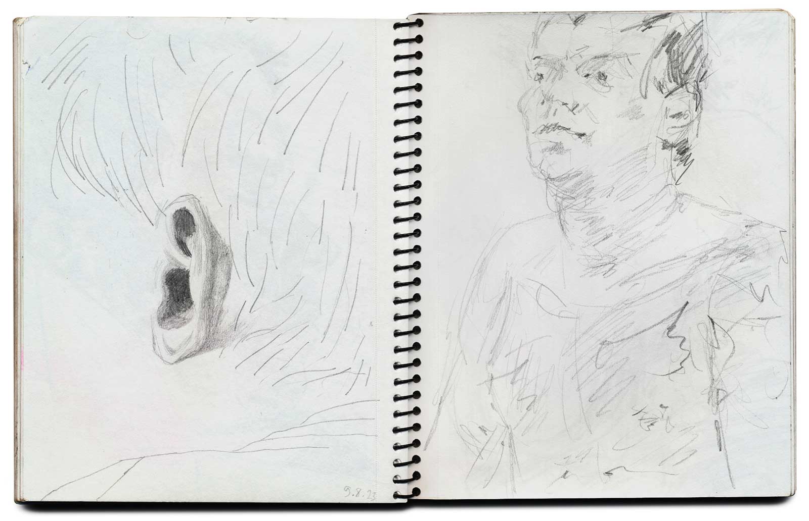 sketches 2023 by Vera den Arend - pencil on paper - 15x21cm