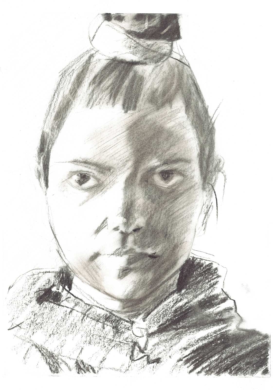 Sketch 2024 by Vera den Arend - charcoal - A4