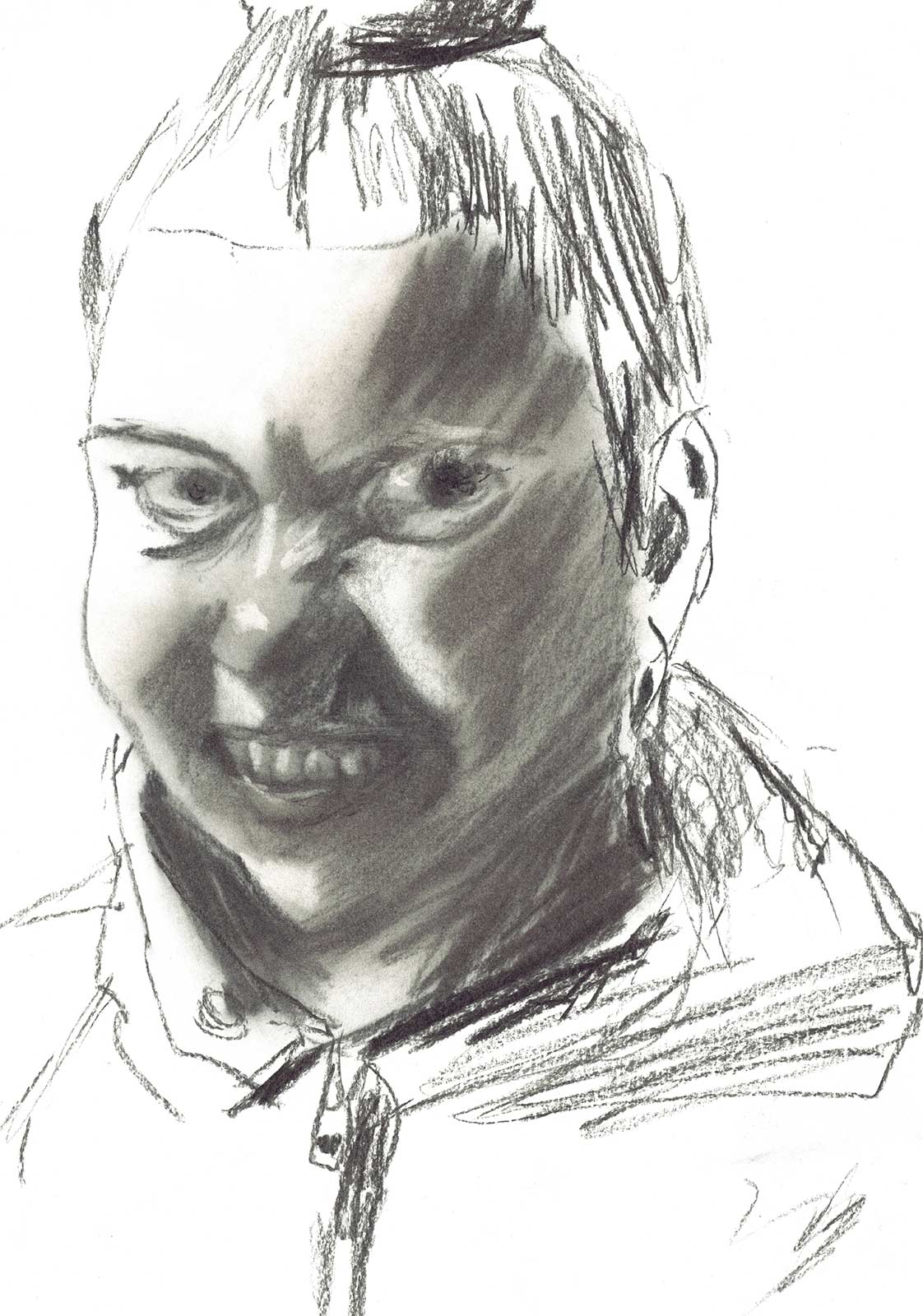 Sketch 2024 by Vera den Arend - charcoal - A4